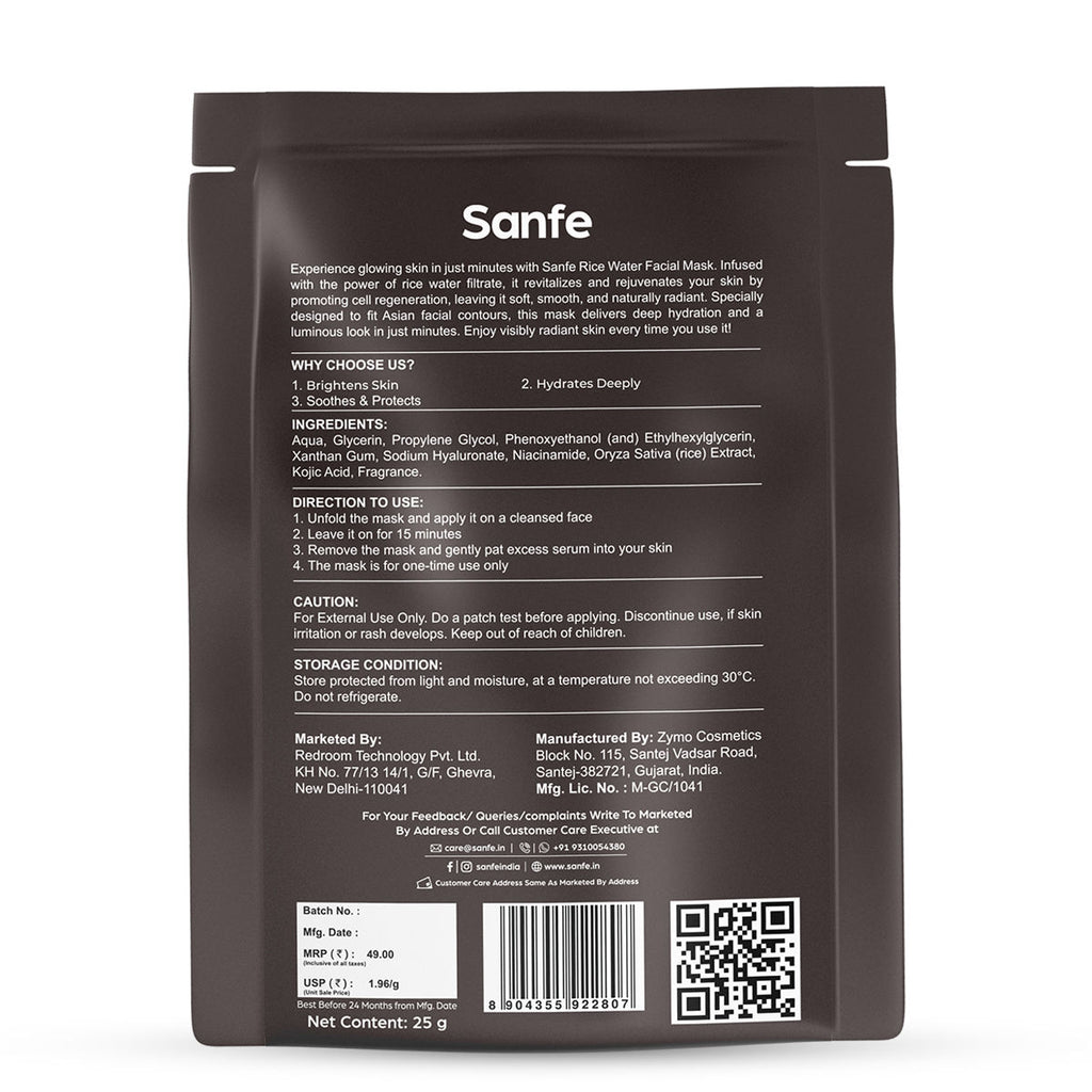 Rice Water Facial Mask