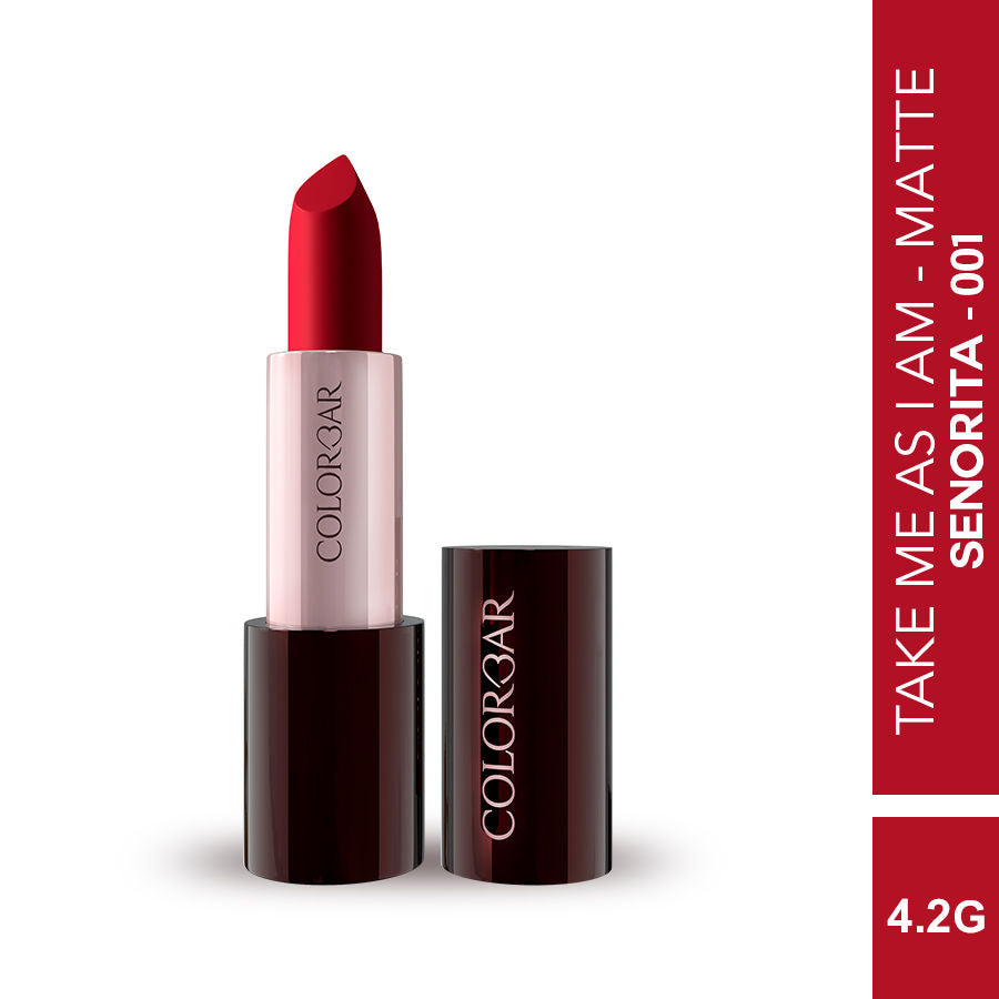 Take Me As I Am Vegan Matte Lipstick - Senorita - 001