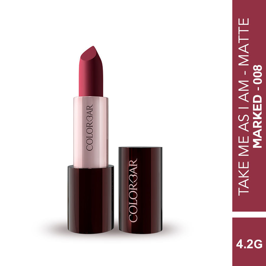 Take Me As I Am Vegan Matte Lipstick - Marked - 008