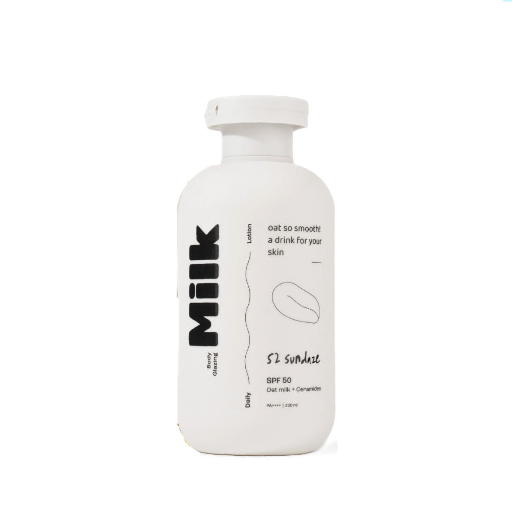 Body Glazing Milk SPF 50+ PA++++ Sunscreen Body Lotion, Moisturizes & Prevents Tan