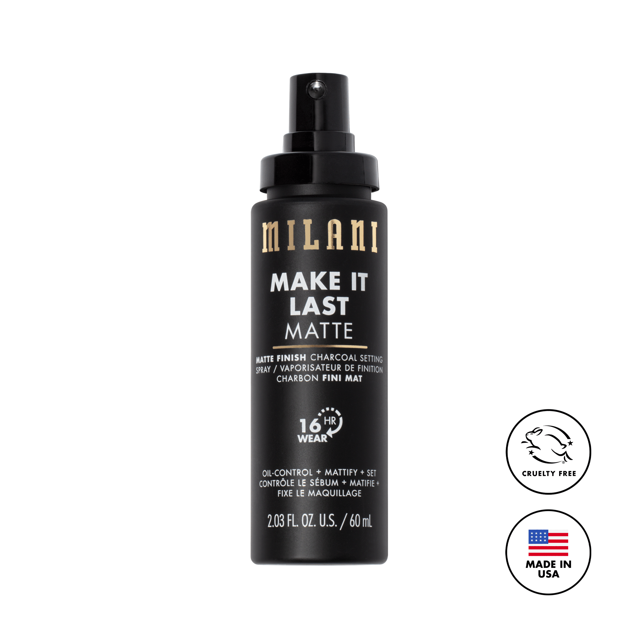 Make It Last Matte Finish Setting Spray - Charcoal
