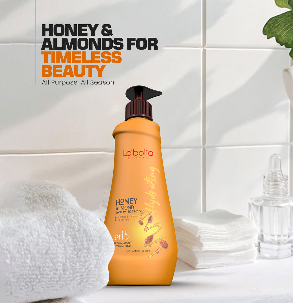 Honey Almond Deep Nourished Body Lotion For Women & Men- 100% Natural