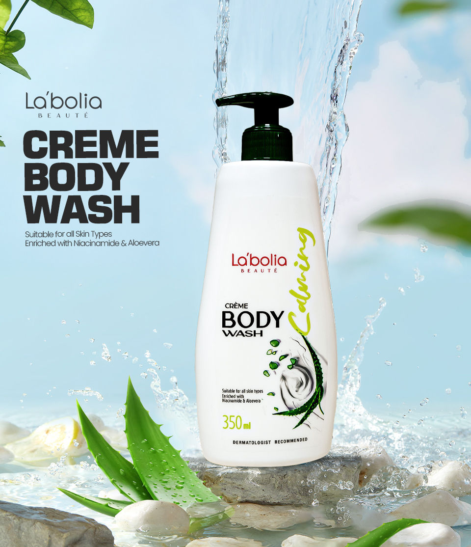 Crème & Aloe Vera Body Wash - Prevents Body Acne - Shower Gel, Pack Of 1