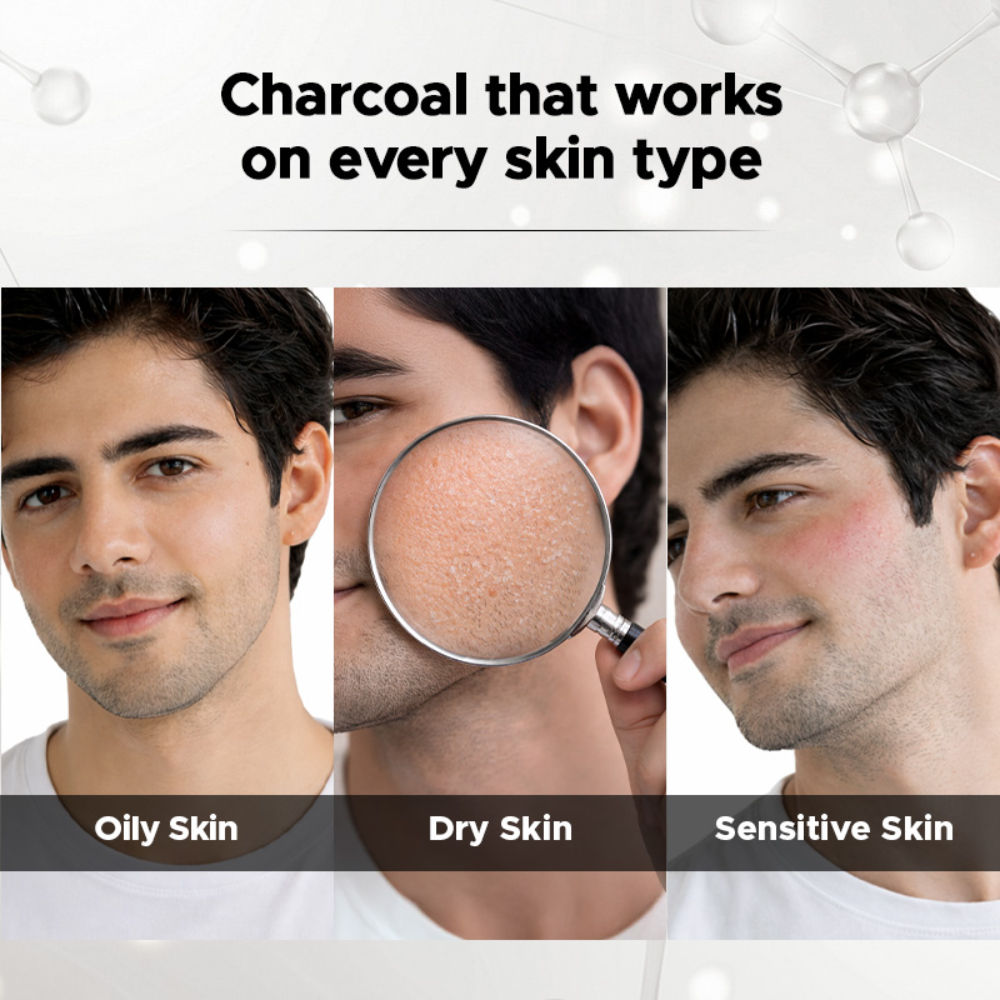 Activated Charcoal Face Wash for Purifying Skin & Removes Excess Oil