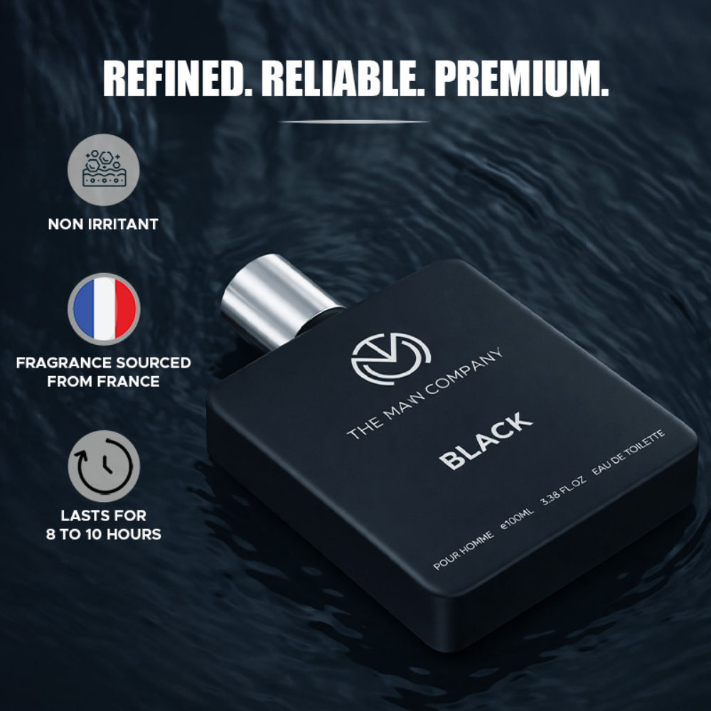 Premium Black Eau De Toilette For Men