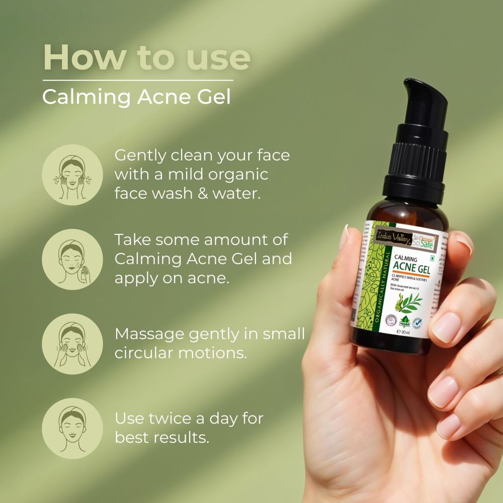 Acne Gel Seaweed & Tea Tree Anti Acne, Oil Control & Soothing
