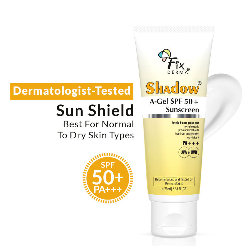 Shadow A-Gel SPF 50+ Sunscreen PA+++ For Oily & Acne-Prone Skin UVA & UVB Protection