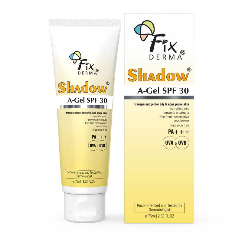 Shadow A-Gel SPF 50+ Sunscreen PA+++ For Oily & Acne-Prone Skin UVA & UVB Protection