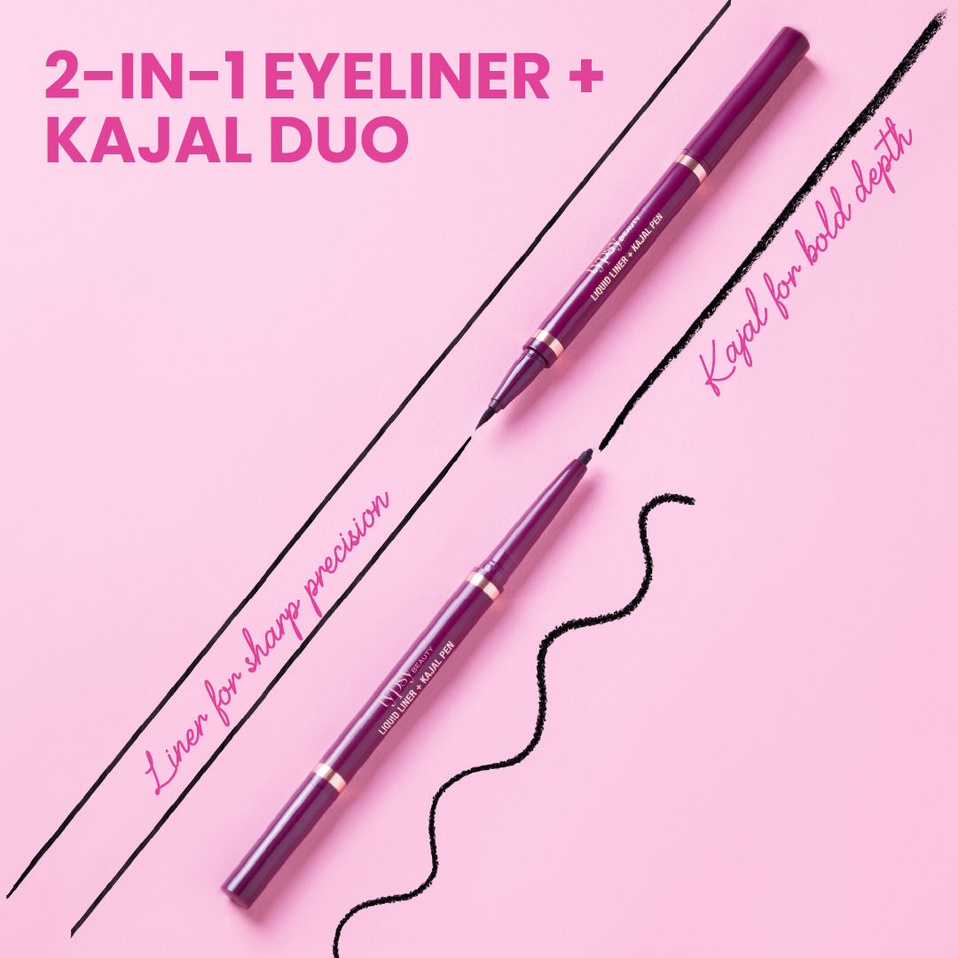 Double Shot Kajal Pen + Liquid Liner