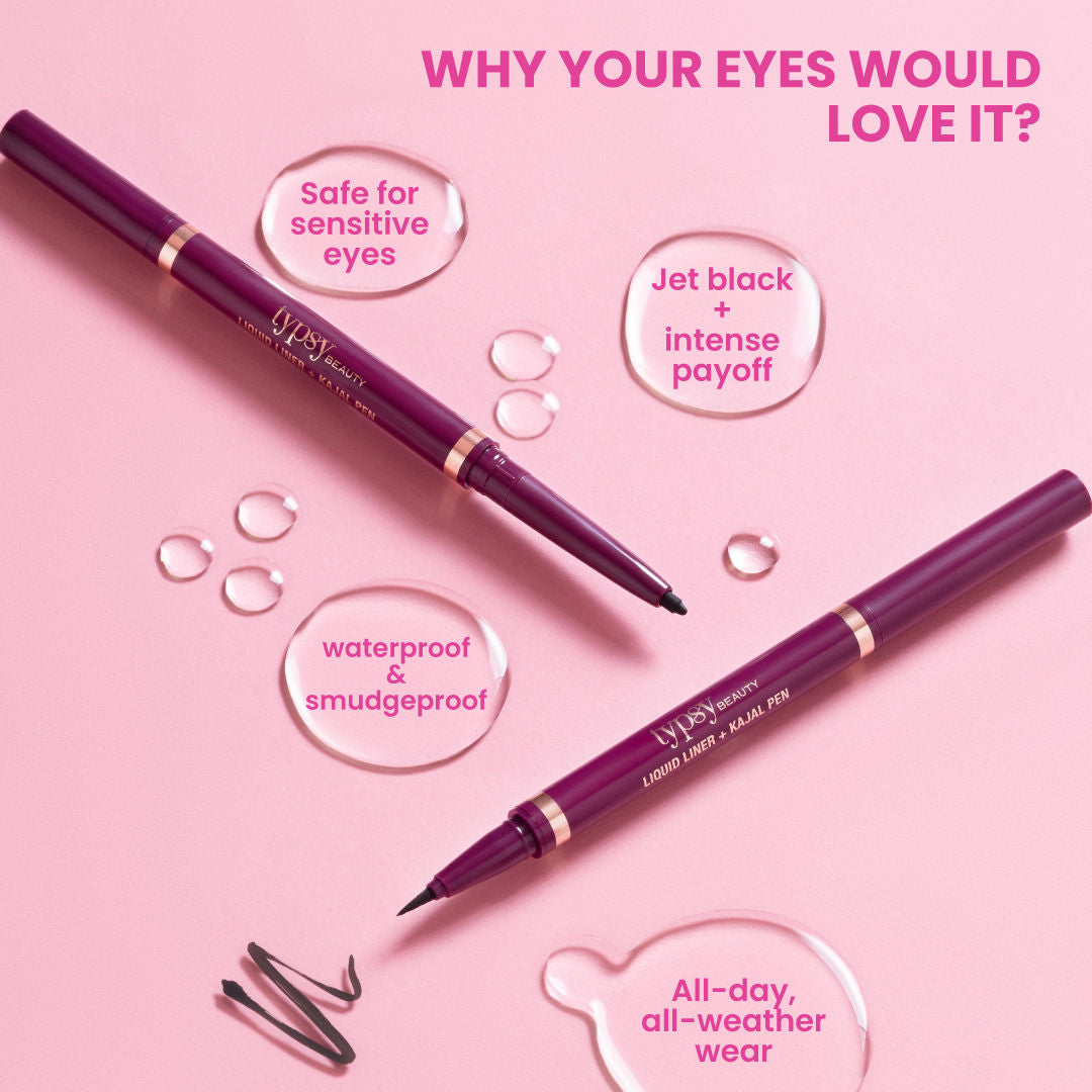 Double Shot Kajal Pen + Liquid Liner