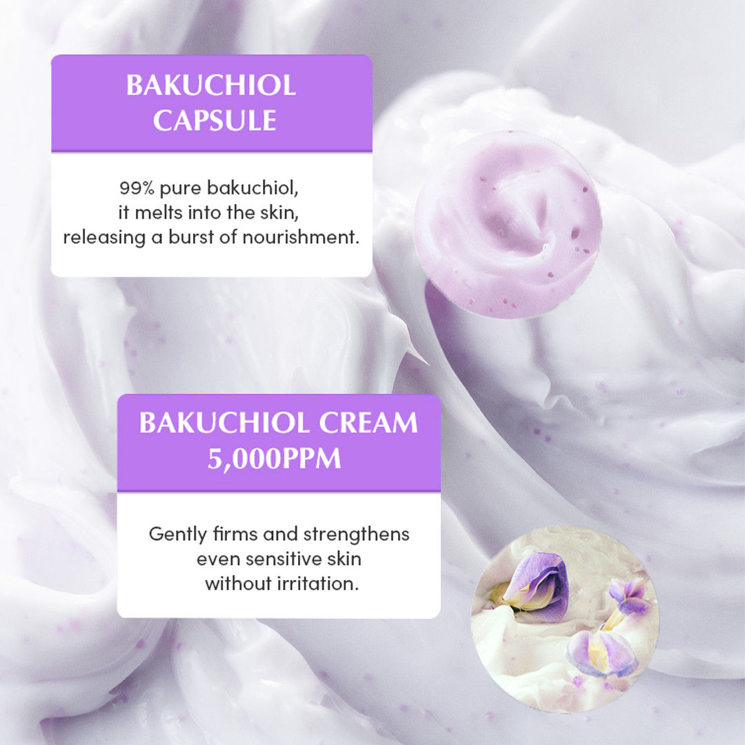 Bakuchiol Plumping Capsule Cream – Pore Refining & Firming Moisturizer
