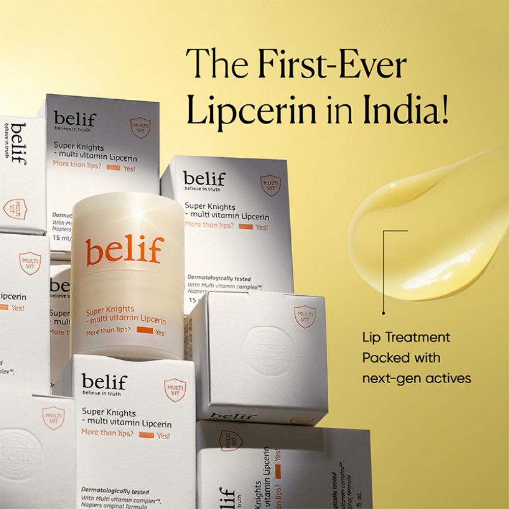 Superknight Multi Vitamin Lipcerin-Korean Lip Mask, Scrub & Glowy Balm with Ceramide & Peptide