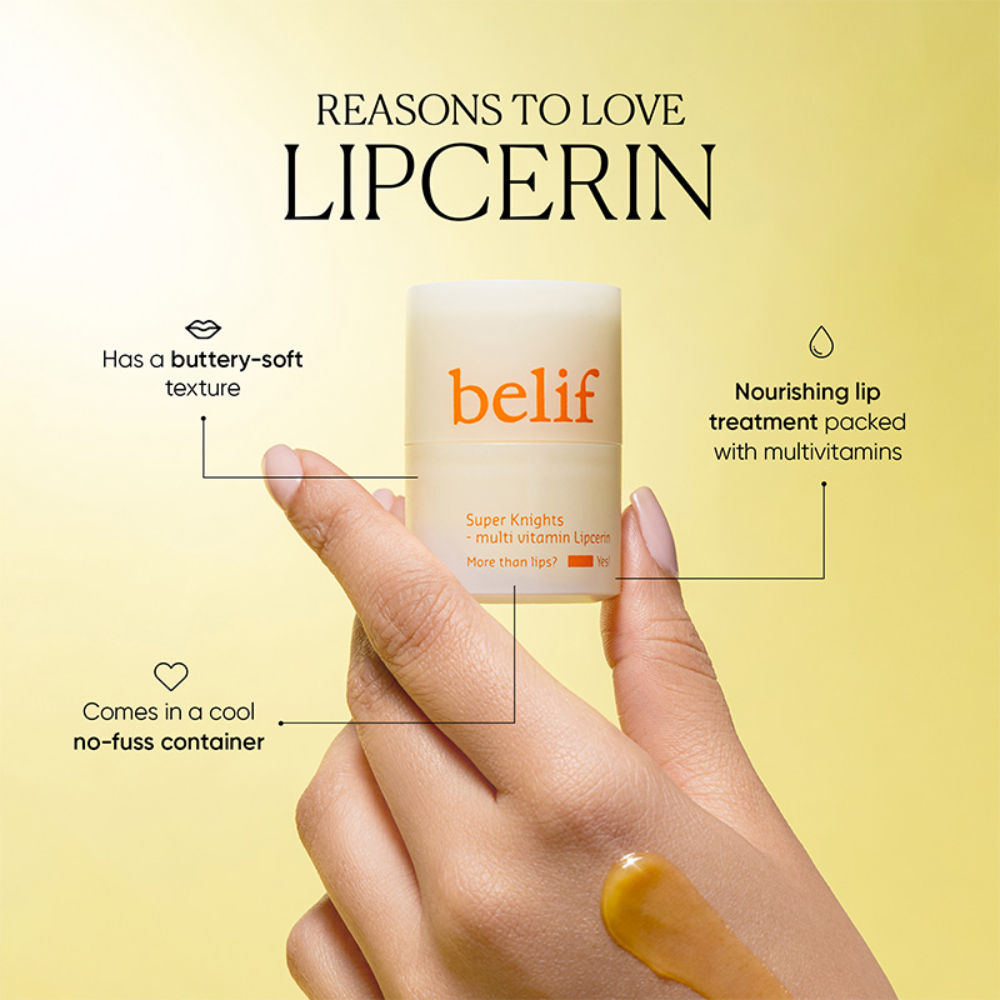 Superknight Multi Vitamin Lipcerin-Korean Lip Mask, Scrub & Glowy Balm with Ceramide & Peptide