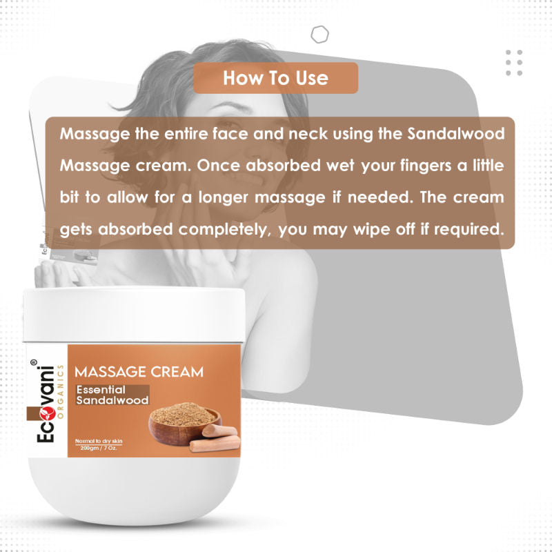 Essential Sandalwood Massage Cream