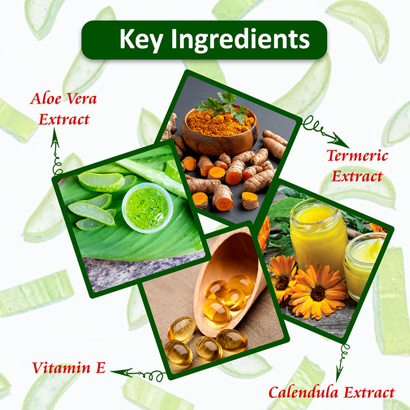 Aloe Vera Cream - For Daily Use, Hydrated Dewy Skin