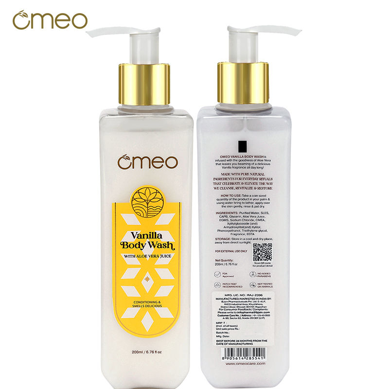 Vanilla Body Wash - Skin Friendly Ph, Gentle Cleansing, Soft Nourshing Body Wash