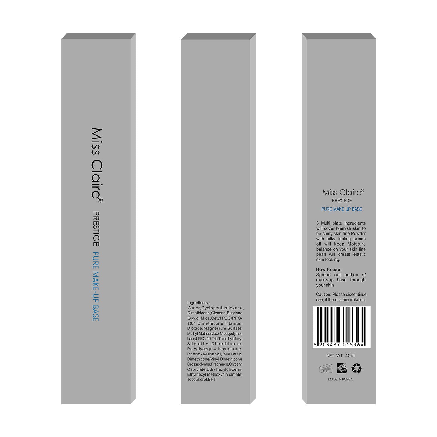 Prestige Pure Makeup Base - Shine White