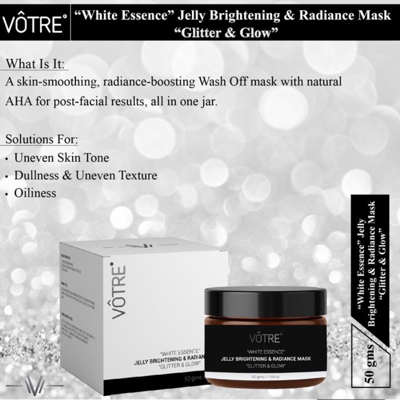 Jelly Brightening & Radiance Mask Glitter & Glow White Essence