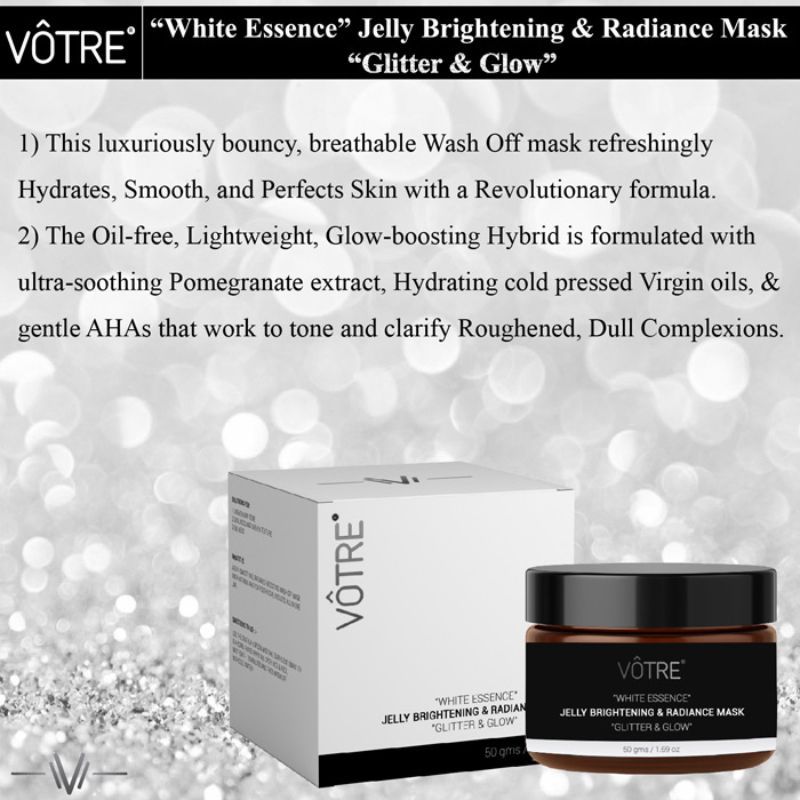 Jelly Brightening & Radiance Mask Glitter & Glow White Essence
