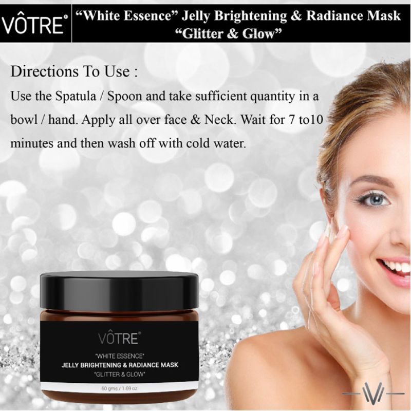 Jelly Brightening & Radiance Mask Glitter & Glow White Essence