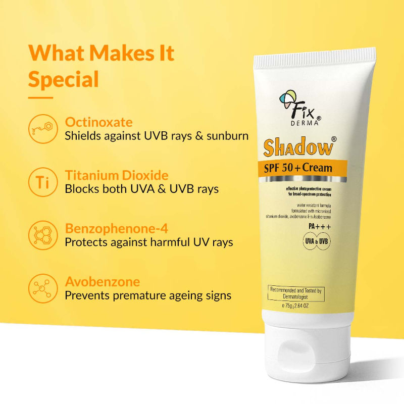 Shadow SPF 50+ Cream To Protect Broad Spectrum