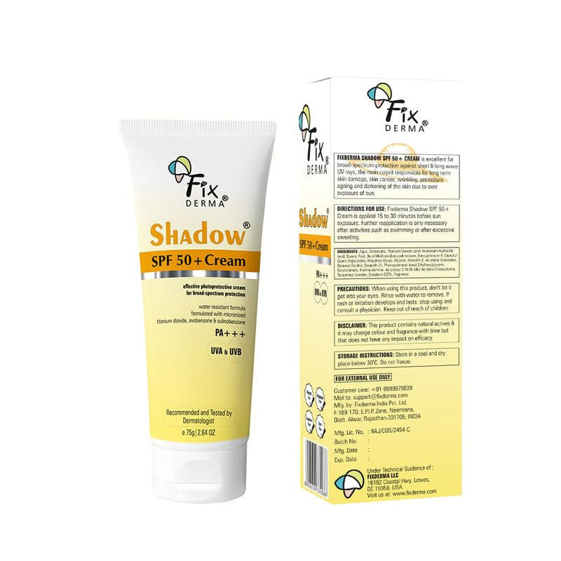 Shadow SPF 50+ Cream To Protect Broad Spectrum