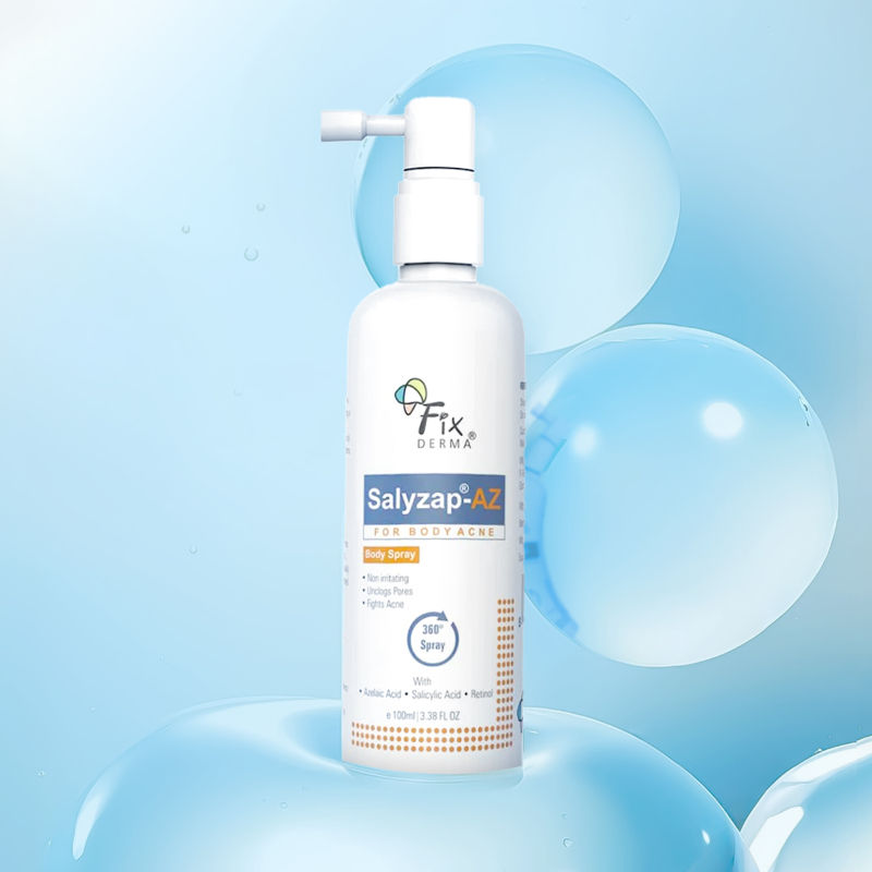 2% Salicylic Acid + 2% Azelaic Acid Salyzap AZ Acne Body Spray For Back & Upper Arms