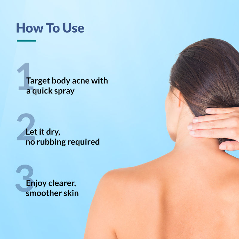 2% Salicylic Acid + 2% Azelaic Acid Salyzap AZ Acne Body Spray For Back & Upper Arms