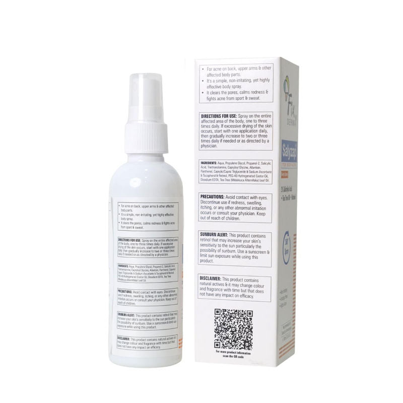 2% Salicylic Acid + 2% Azelaic Acid Salyzap AZ Acne Body Spray For Back & Upper Arms