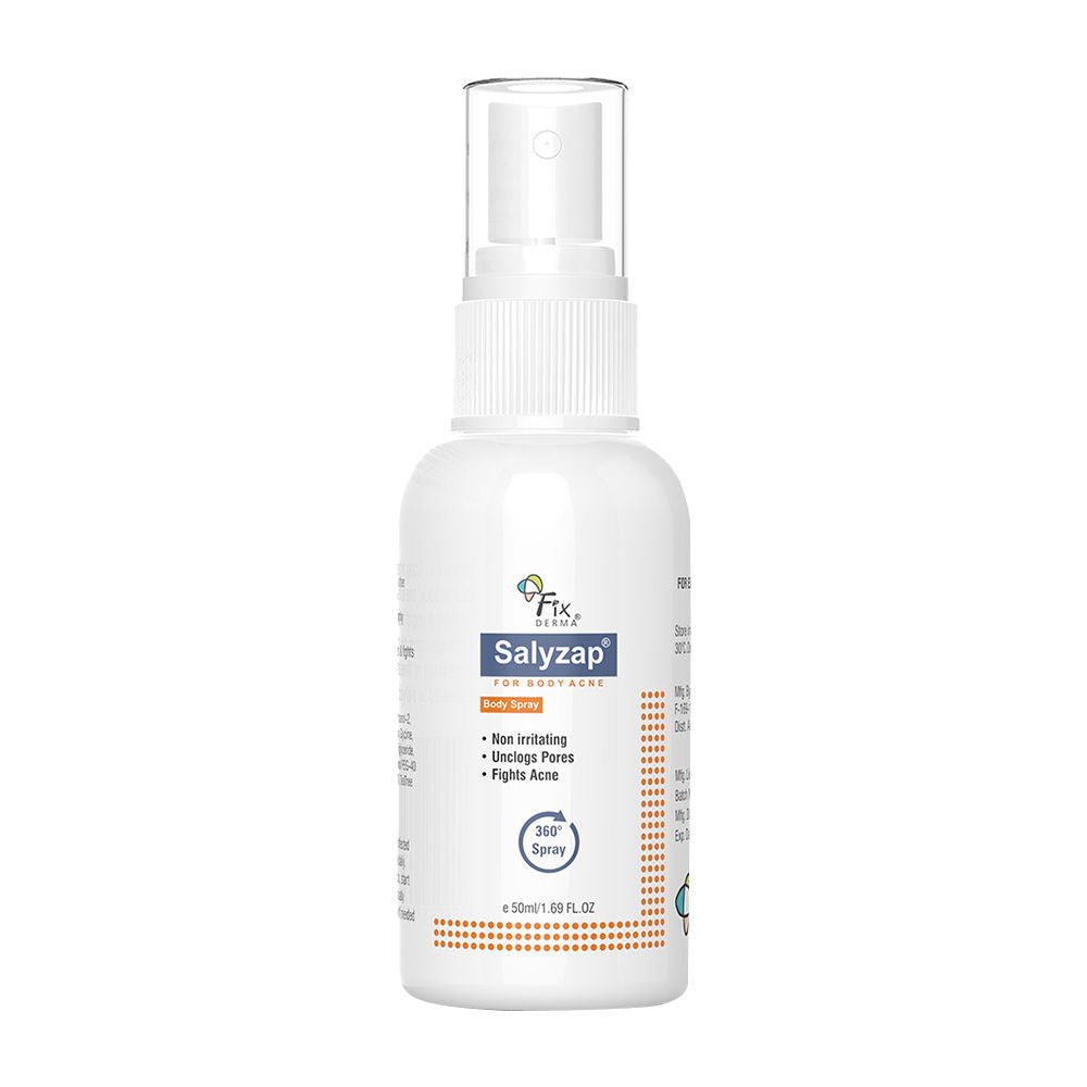 2% Salicylic Acid Salyzap Body Acne Spray
