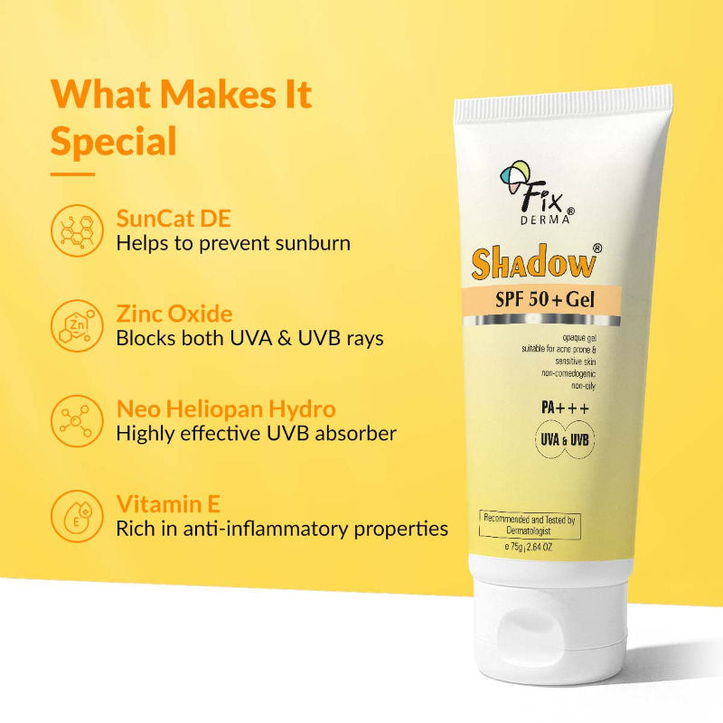 Shadow Sunscreen SPF 50+ Gel For Oily Skin