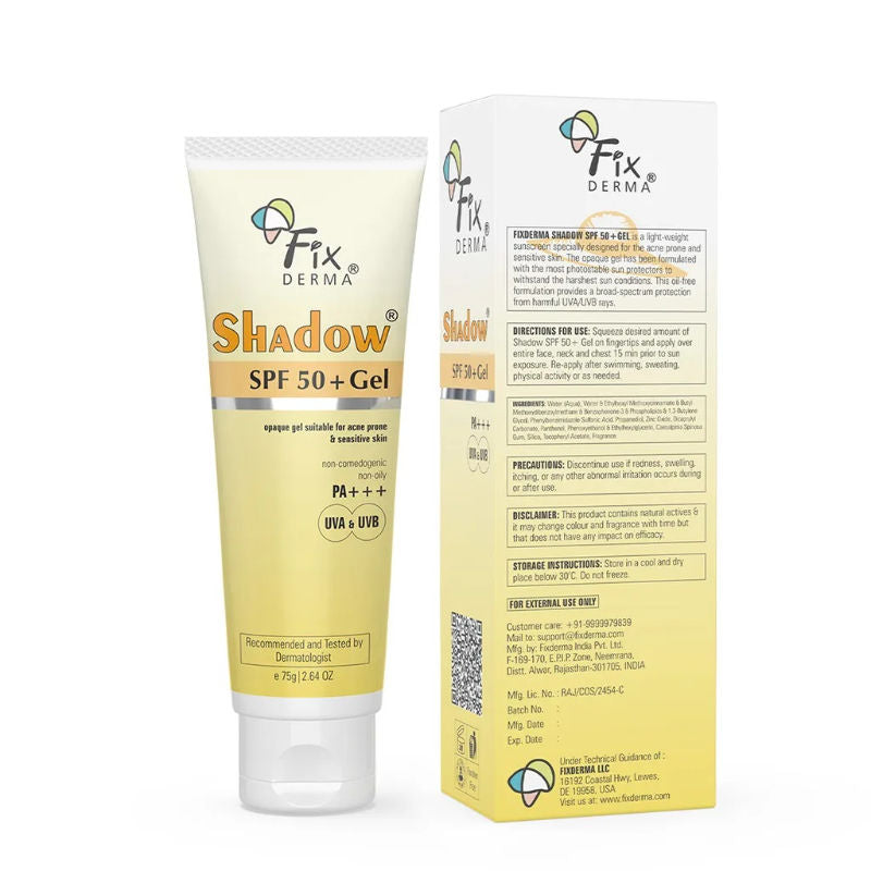 Shadow Sunscreen SPF 50+ Gel For Oily Skin
