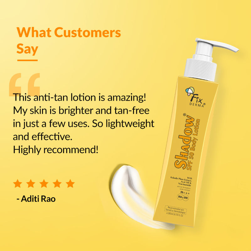 Shadow Sunscreen Body Lotion SPF 50 PA+++ UVA & UVB Protection