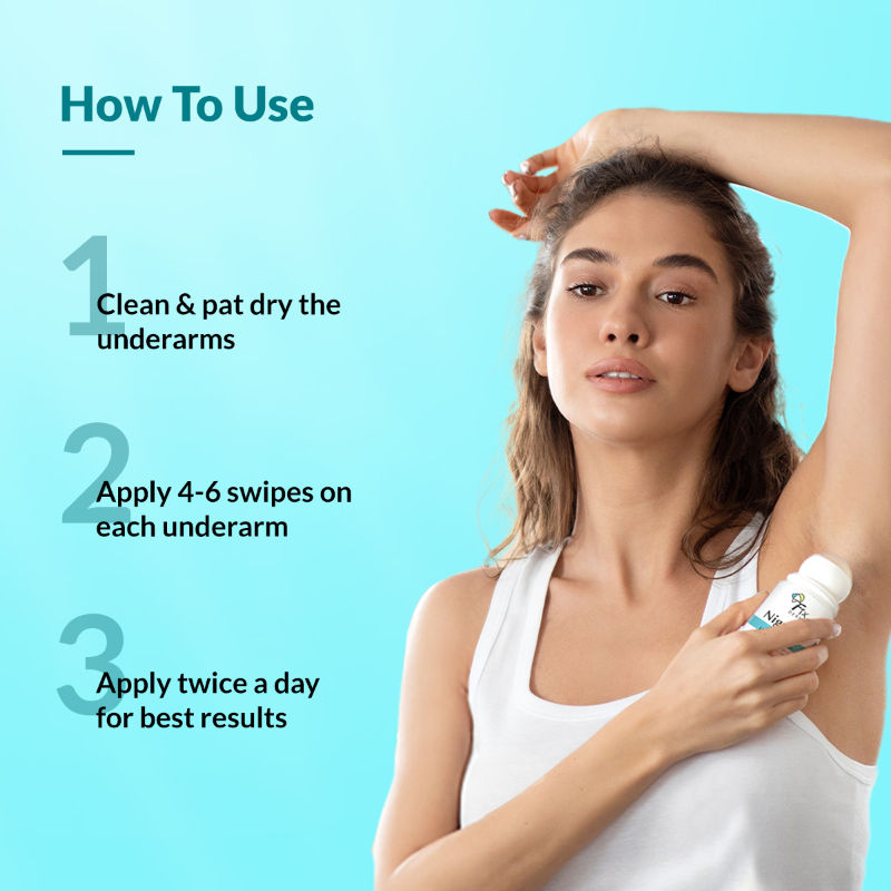 Nigrifix 6% AHA Underarm Lightening Roll On | Lactic Acid & Kojic Acid, Reduces Pigmentation & Odour for Women & Men