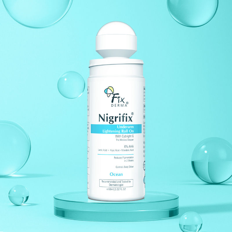 Nigrifix 6% AHA Underarm Lightening Roll On Ocean Fragrance