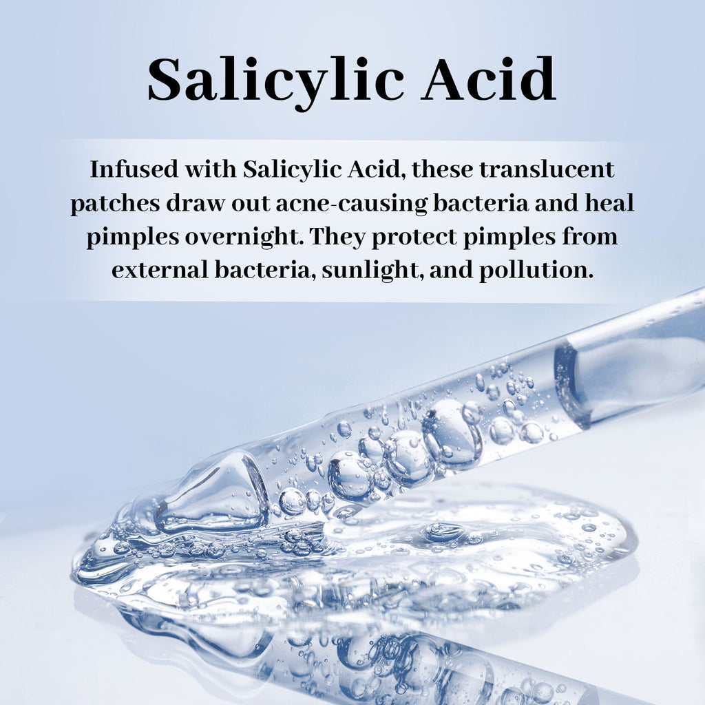 Erazer Acne Patches Acne Clearing, 0.5% Salicylic Acid, Waterproof & Transparent (72 Patches)
