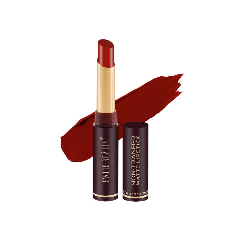 Non-Transfer Matte Lipstick - 2 Orange Red