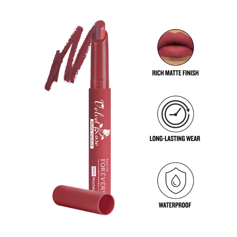 Velvet Rose Matte Lipstick - RS005 Moschata