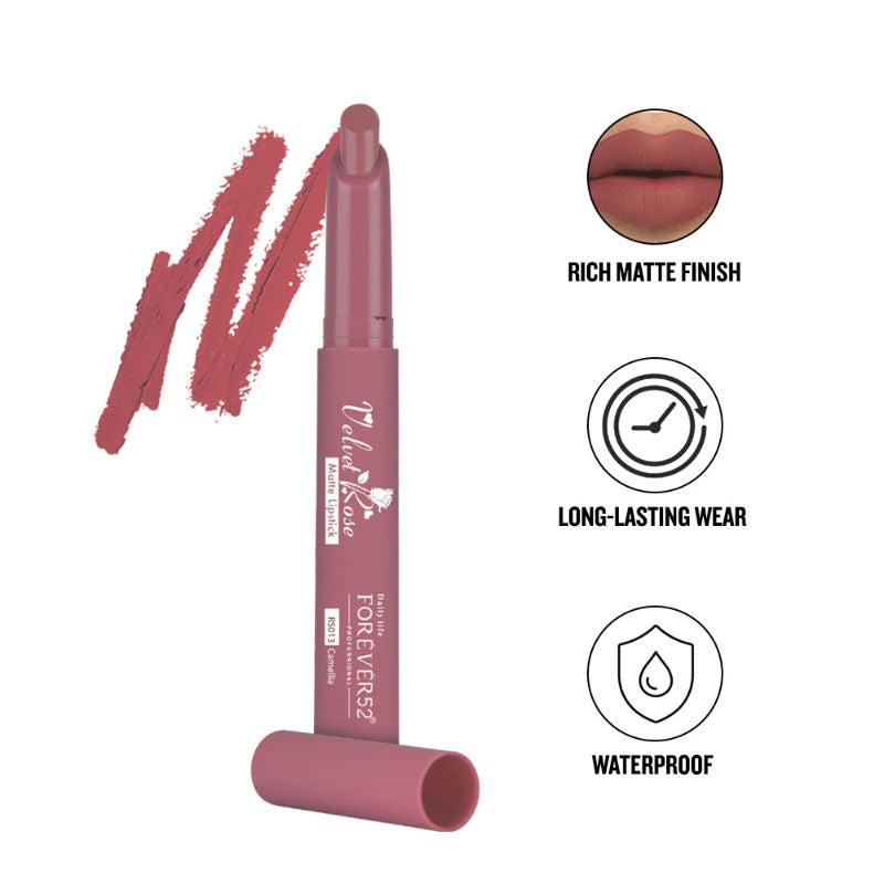 Velvet Rose Matte Lipstick - Camellia