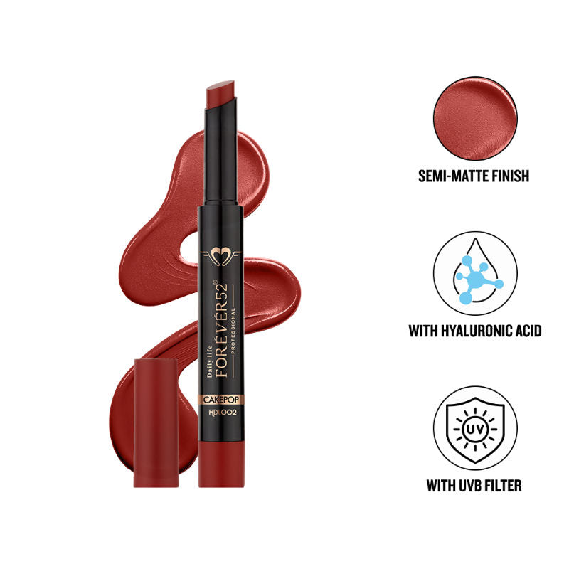 Hydra Lips Semi Matte Lipstick - Cakepop-02