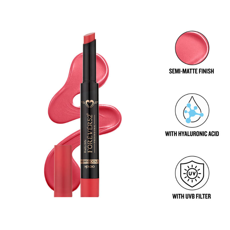 Hydra Lips Semi Matte Lipstick - Berrylicious-10