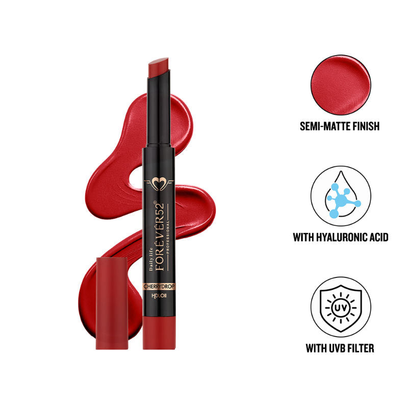Hydra Lips Semi Matte Lipstick - Cherrydrop-11
