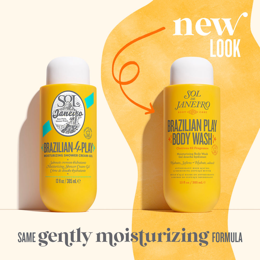 Brazilian 4play Moisturizing Shower Cream-gel