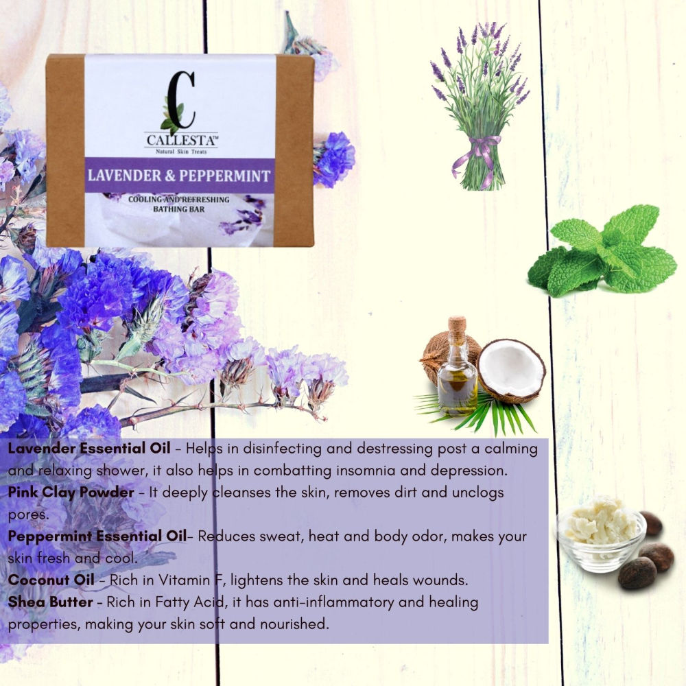 Lavender And Peppermint Bathing Bar