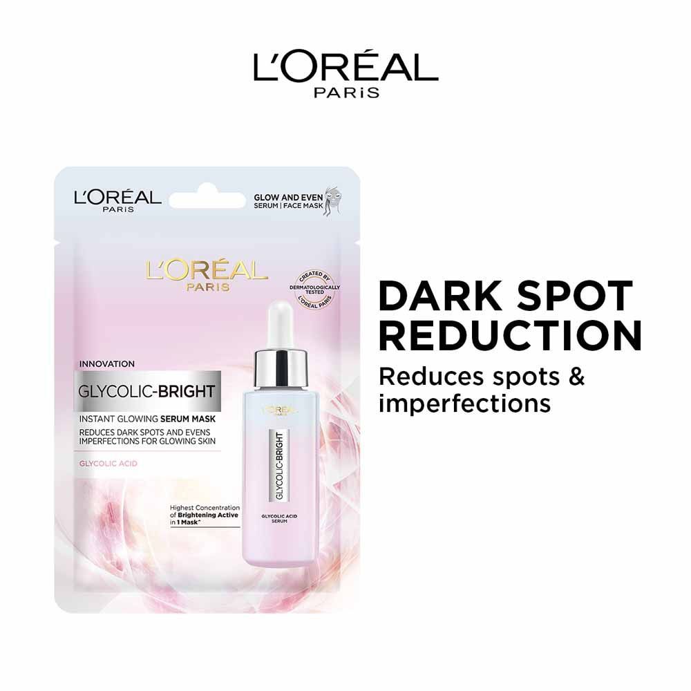 Glycolic Bright Glowing Serum Sheet Mask, Face Mask for Glowing Skin