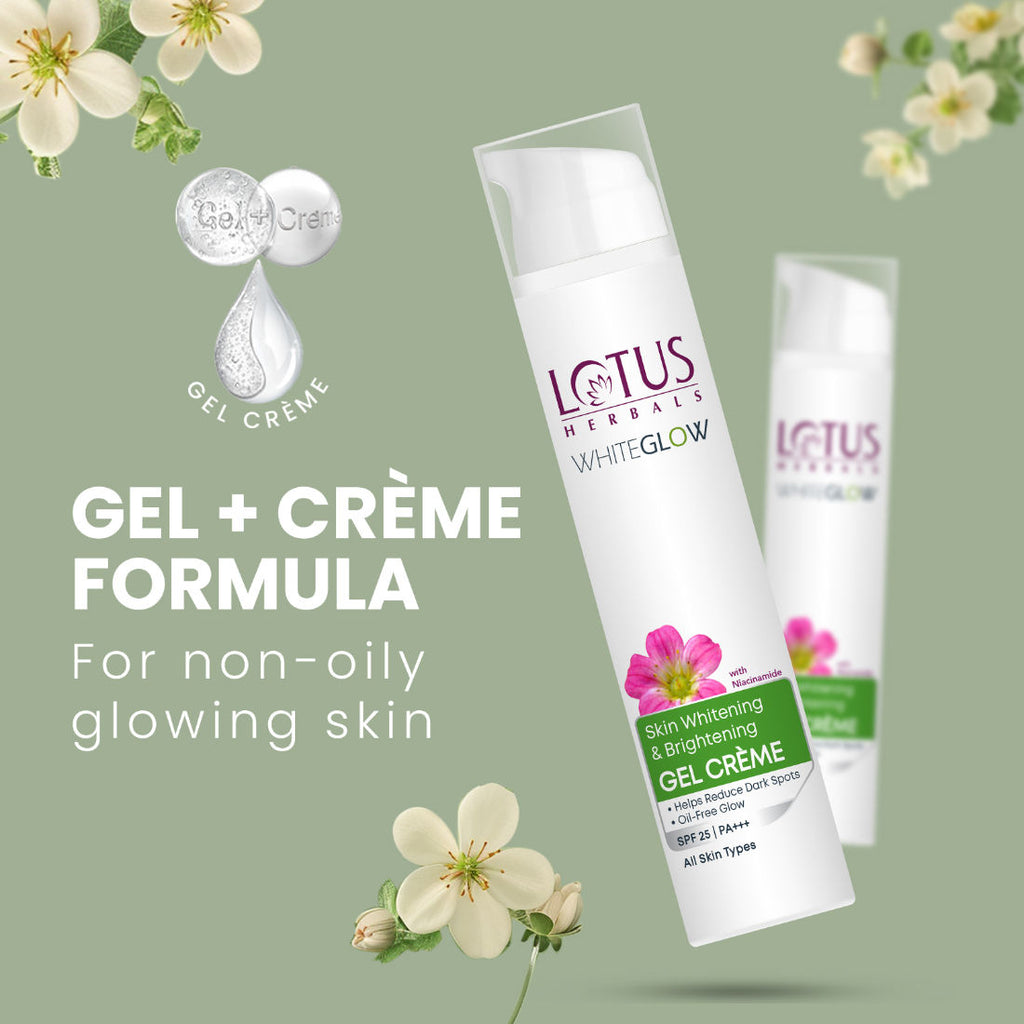 WhiteGlow Skin Whitening & Brightening Gel Cream|With Niacinamide|All Skin Types
