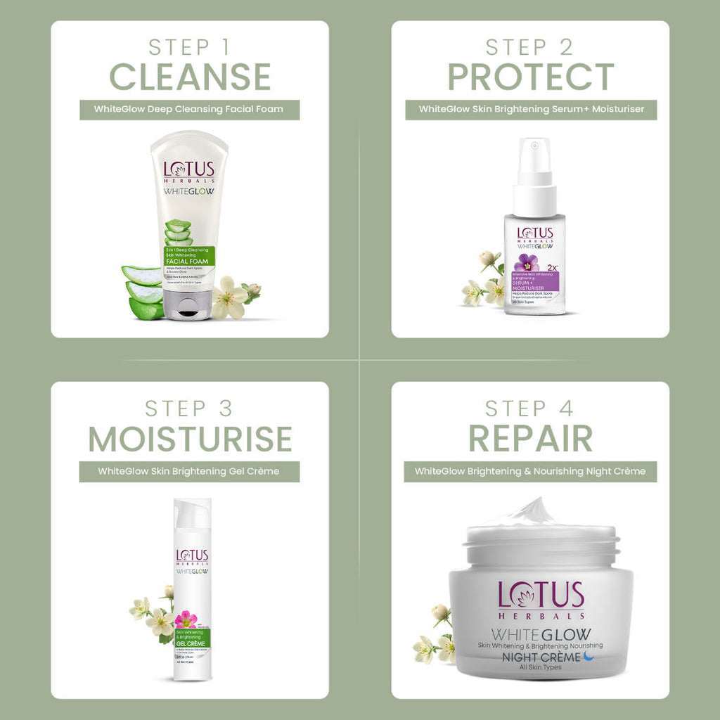 WhiteGlow Skin Whitening & Brightening Gel Cream|With Niacinamide|All Skin Types