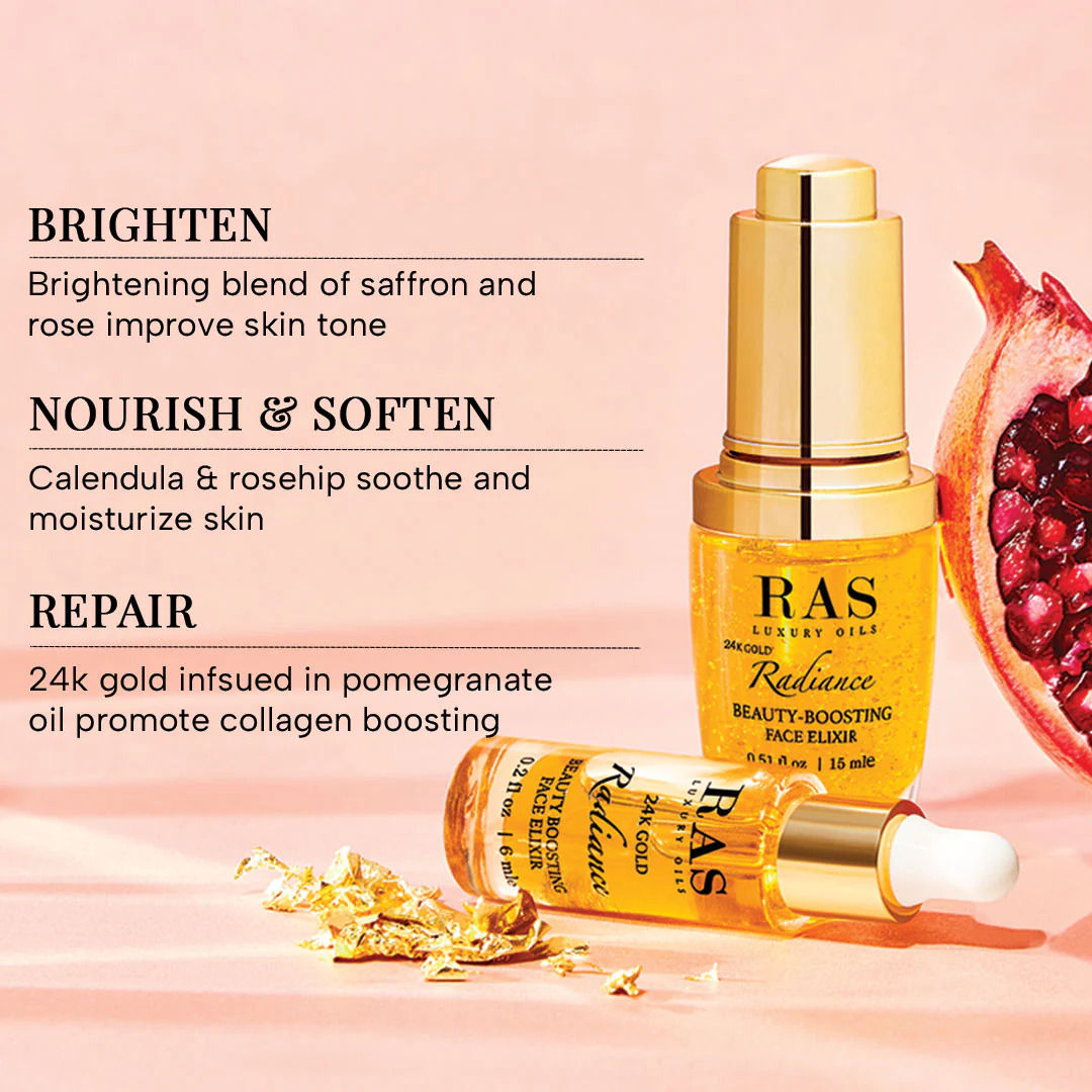 24K Gold Radiance Beauty Boosting Face Elixir