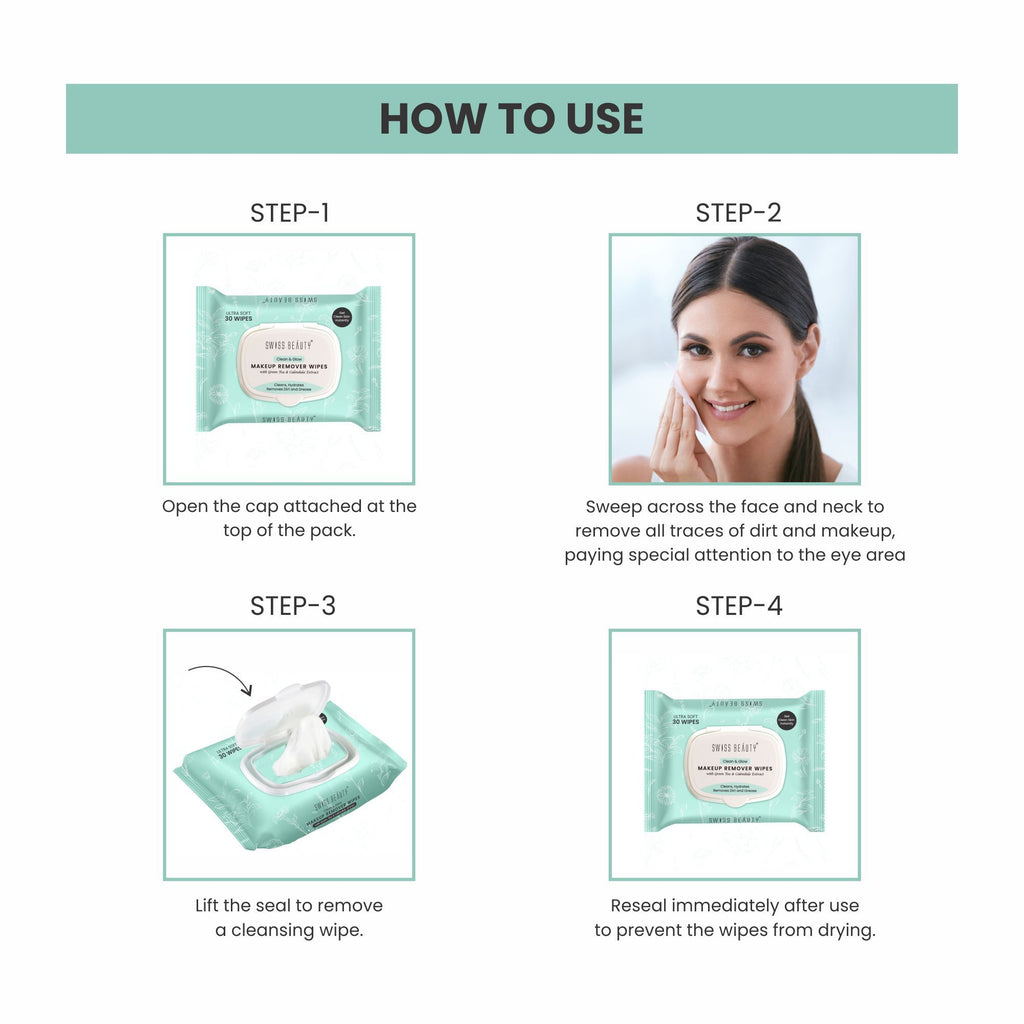 Clean And Glow Makeup Remover Wipes