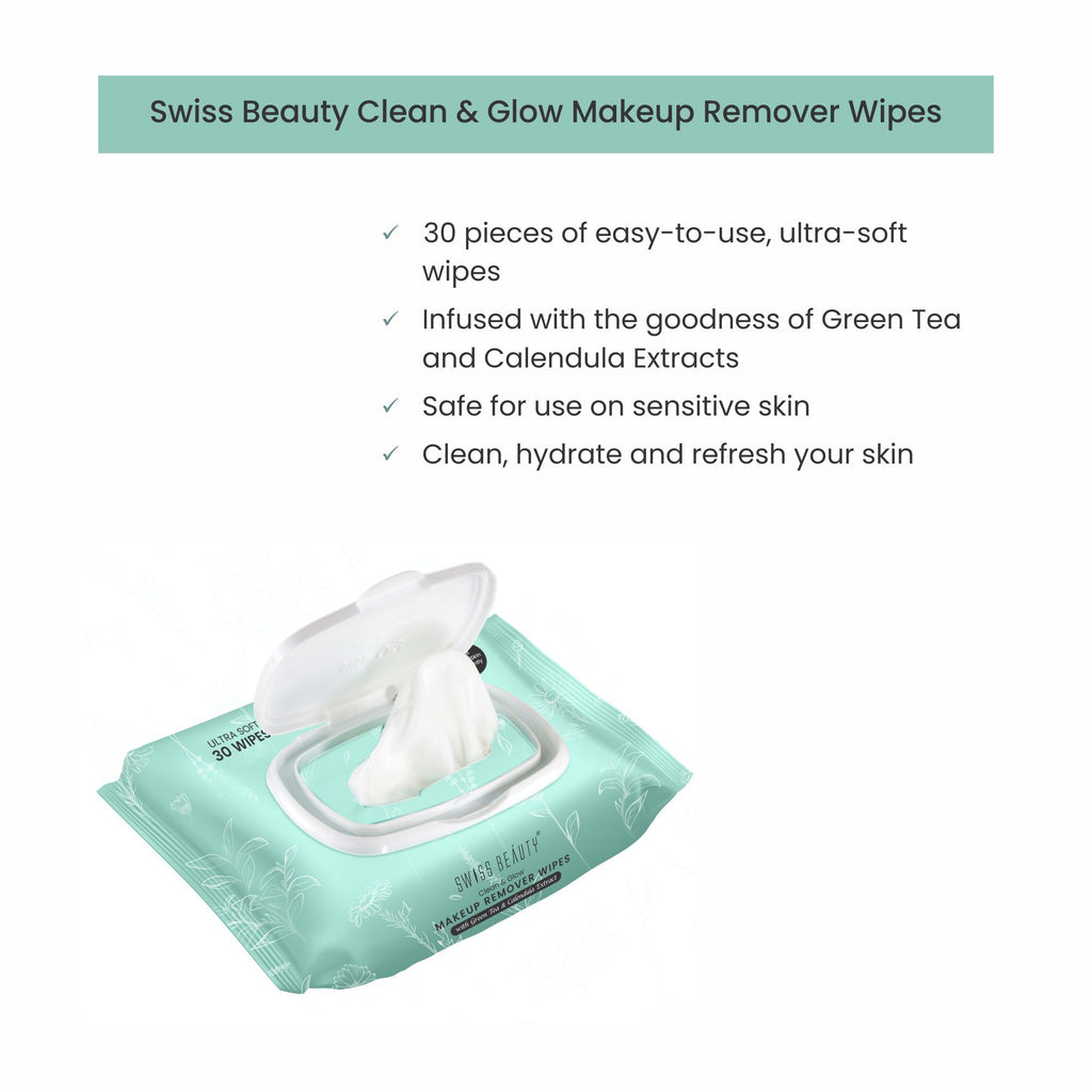 Clean And Glow Makeup Remover Wipes